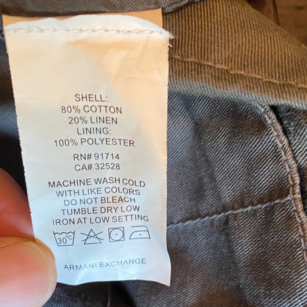 Armani Exchange Grey Military Jacket - Picture 7 of 9